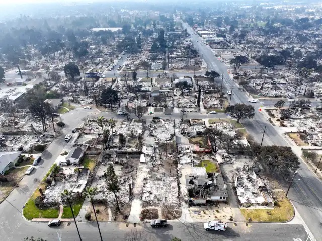 Destroyed neighborhood